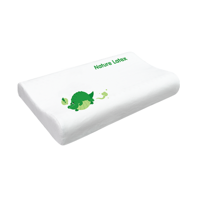 PATEX泰国天然乳胶枕头儿童枕幼儿枕青少年枕芯鳄鱼防螨抑菌