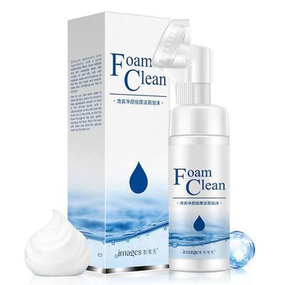 1形象美清爽净颜按摩洁面泡沫 120ml 温和清洁面部油脂污垢 一瓶