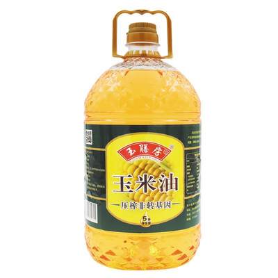 玉膳房5升玉米胚芽油 山东玉米油压榨非转基因食用油