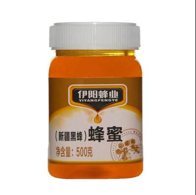 伊阳新疆黑蜂蜂蜜500g*1瓶