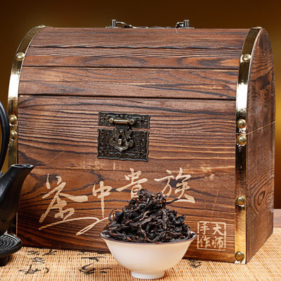大红袍茶中贵族经典礼盒款福建岩茶浓香茶叶300g散装大红袍礼盒装